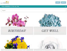 Tablet Screenshot of norfolkflorist.com